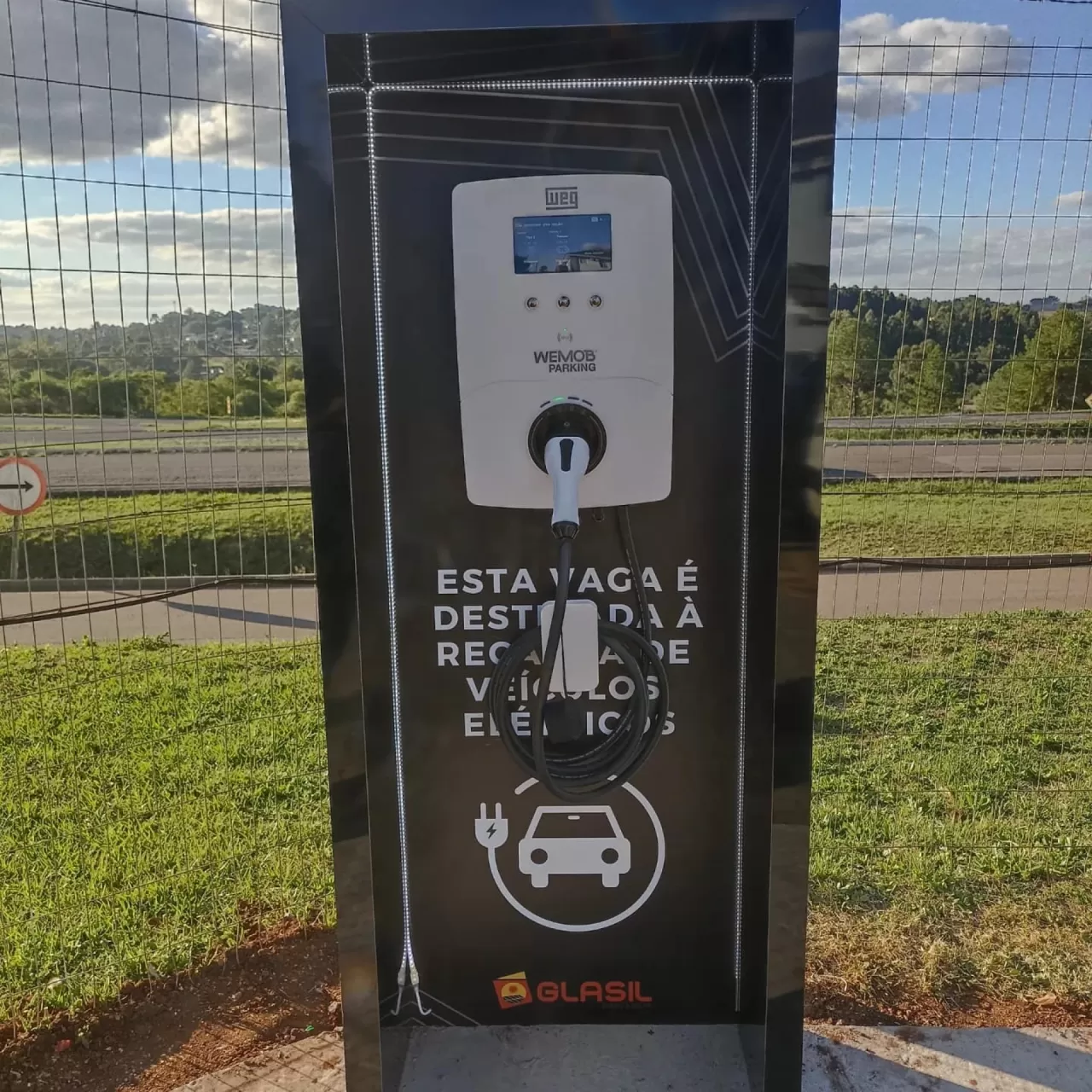 Ponto de recarga para veículos elétricos