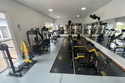 Academia completa 24h para os hóspedes